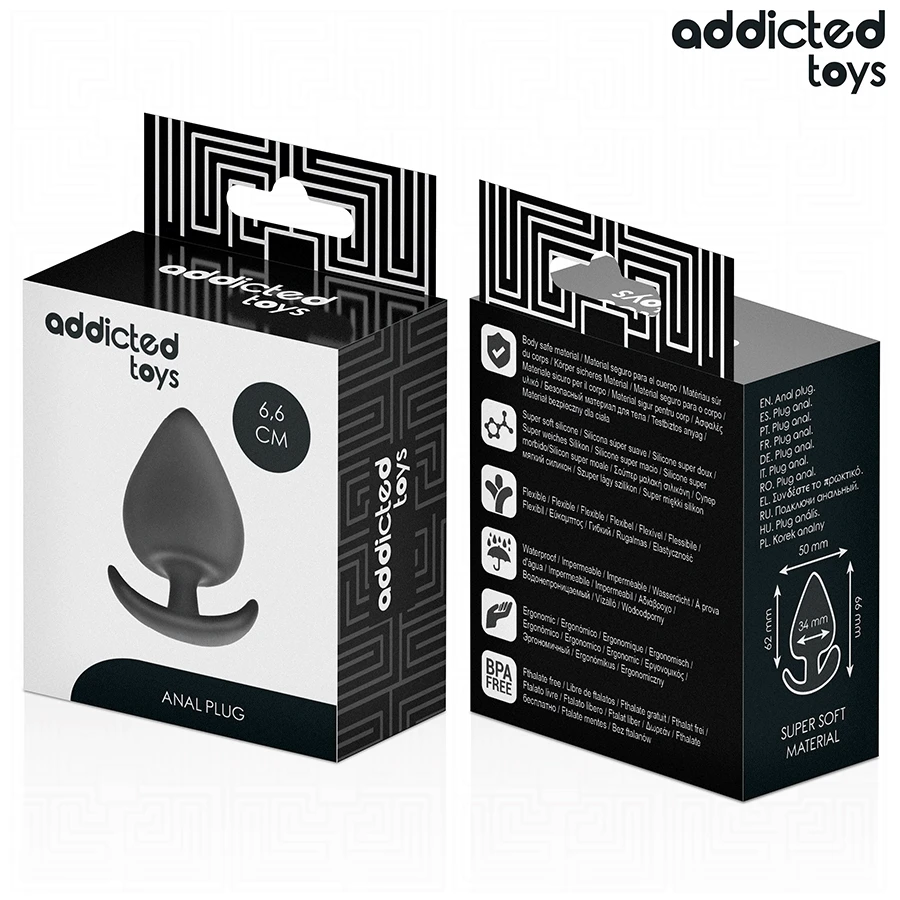 ADDICTED TOYS - TAPPO ANALE TAGLIA M 6,6 CM